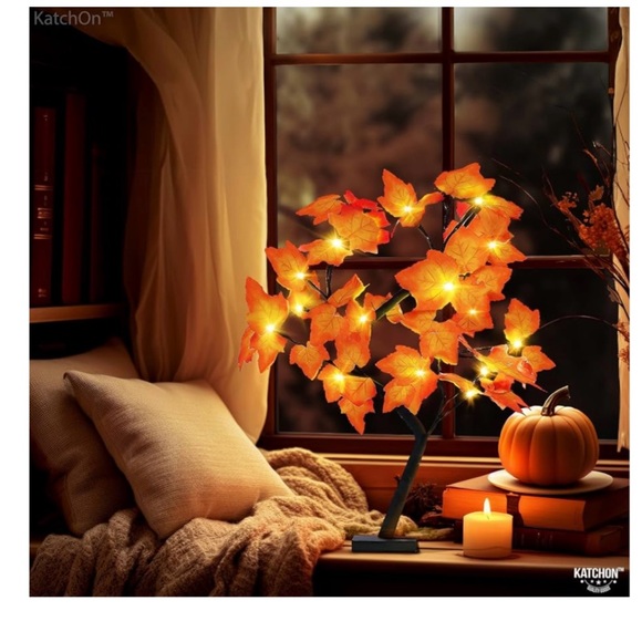 LED Lighted Maple Tree Decor - Picture 6 of 8